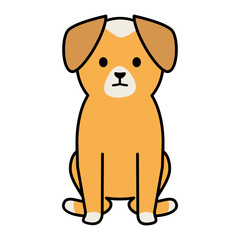 little dog adorable mascot character