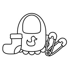 girl decoration baby shower card