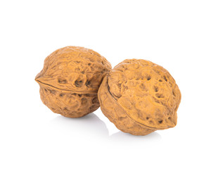 Walnut isolated on white background.