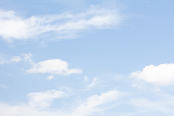 Obraz premium blue sky with white clouds