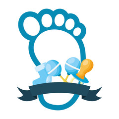 boy decoration baby shower card