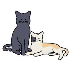 cute cats mascots adorables characters