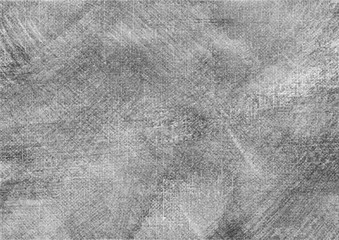 A mid grey, grungy grayscale texture of an acrylic wash on canvas. Ideal for use as a background texture or for applying an aged or vintage effect to graphics.