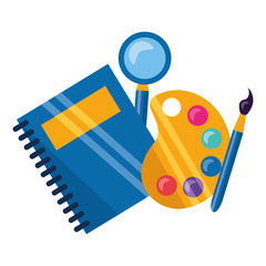 back to school flat design