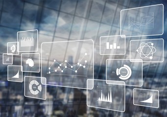 Analytics data big business intelligence background bi