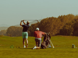 Golf Partners Swing Practice