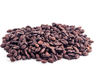coffee seed isolated on white background