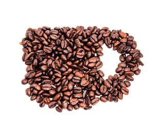 coffee cup isolated on white background