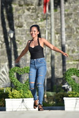 Pretty Diverse Female Dancing