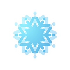 Design of snow symbol