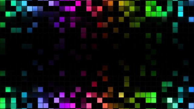 Square Cell Grid light illumination background