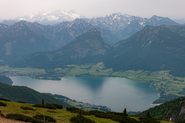 Fototapeta premium View of St. Wolfgangsee in Austria
