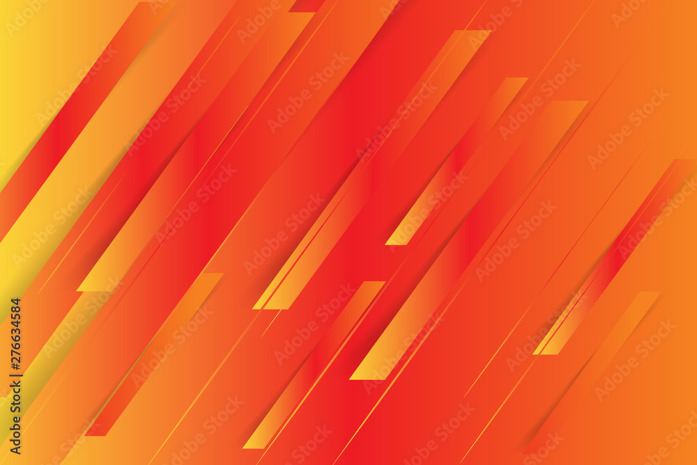 Wall mural minimal geometric background. dynamic fluid shapes composition with modern abstract design for landi