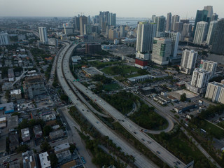 Naklejka premium MIAMI (DOWN TOWN)