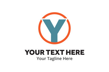 unique y alphabet simple logo creative design in flat style with color . y initial logo creative design for identity, community and business