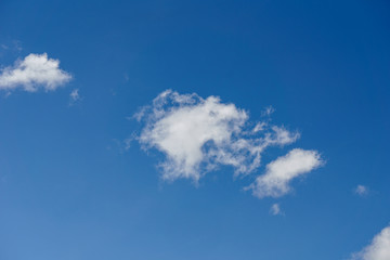 white clouds with blue sky abstract background.