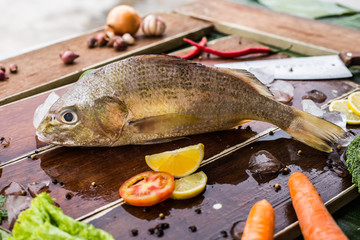 Raw Seafood with Vegetables