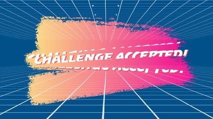 Challenge accepted! screen - Powered by Adobe