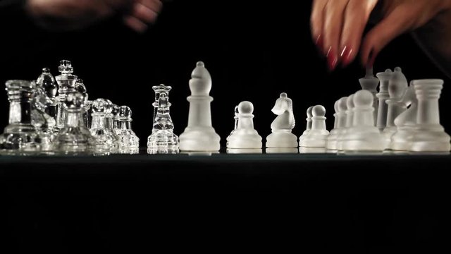 Fast chess game at the isolated space