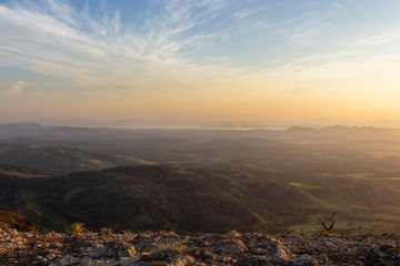 Fototapeta premium View from Cerro Pelado, Guanacaste, Costa Rica. 