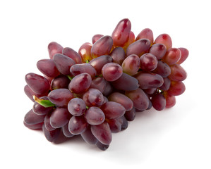 Fresh tulip grape isolated on white background.