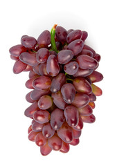 Fresh tulip grape isolated on white background.