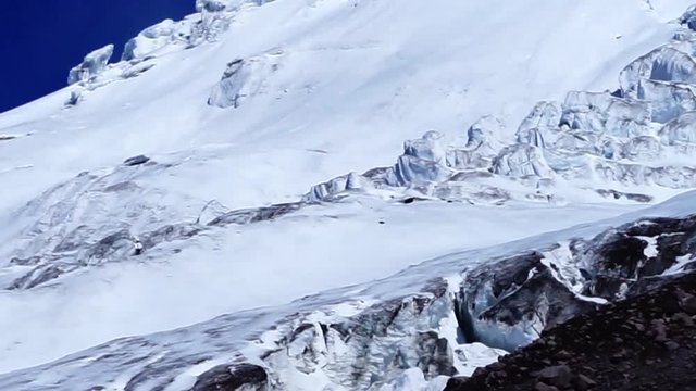 Glacier of the Cotopaxi Volcano, Ecuador