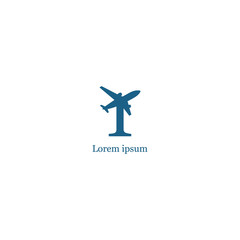 Plane logo vector design. Travel Logo vector design. modern design