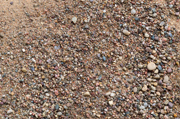 sandy background: rough construction sand surface, small stones