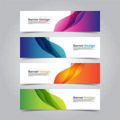Vector Abstract banner web template