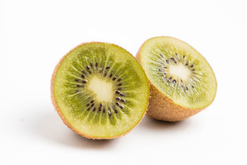Fototapeta premium fresh kiwi isolated on white background