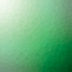 Fototapeta na wymiar Green Abstract Low Poly Background. Geometric backdrop in Origami style with gradient. Textured pattern for your website.