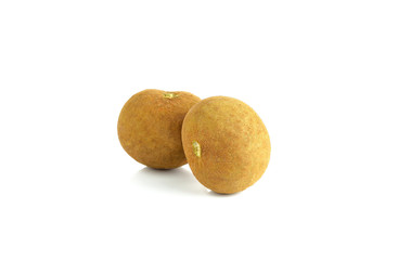 longan isolated on white background