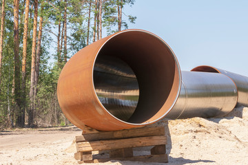 Pipelinerohre für Gas
