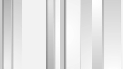 White grey corporate stripes abstract tech background