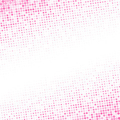 White background with pink points 