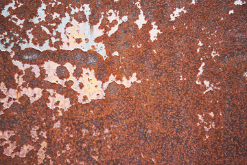 Rust corroded metal background
