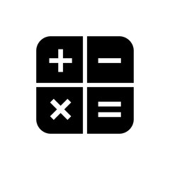 Fototapeta premium Calculator symbol icon vector illustration