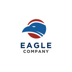 Eagle logo or hawk, bird, phoenix symbol and icon luxury style