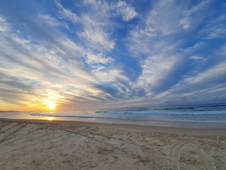 sunset - North Stradbroke Island 