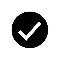 Cross and Check mark symbol icon vector