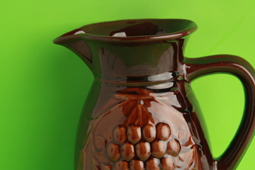 clay jug for old wine