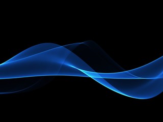 Elegant Abstract Dark Blue Wave Background