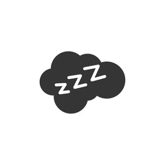 sleeping icon symbol template color editable. simple logo vector illustration for graphic and web design.