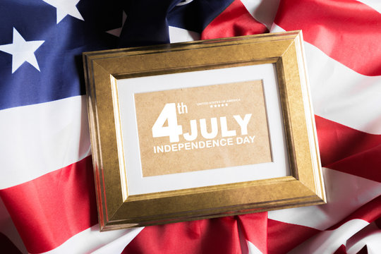 Happy Fourth of July USA Flag - Image .