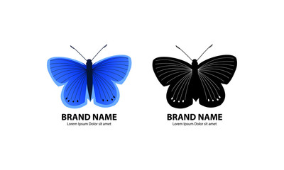 Butterfly Logo with 2 version