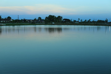lake in the park .