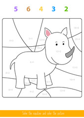 Color the picture by number.