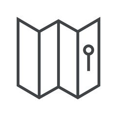 Line icon map