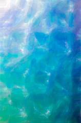 Abstract illustration of blue, green Watercolor background